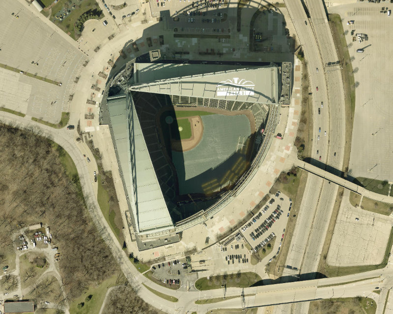American Family Field vue satellite