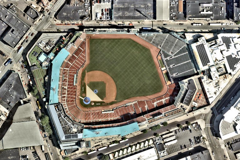 Fenway Park vue satellite