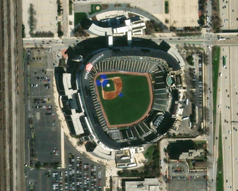Guaranteed Rate Field vue satellite