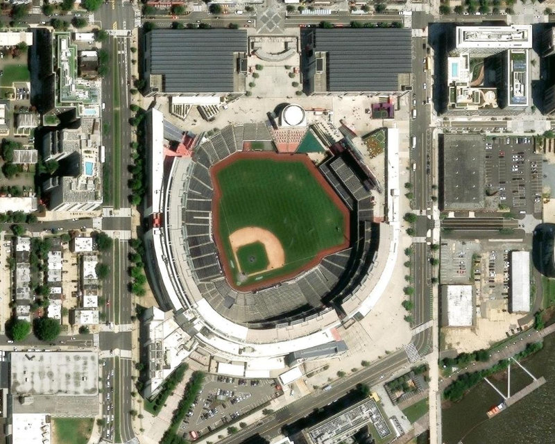 Nationals Park vue satellite