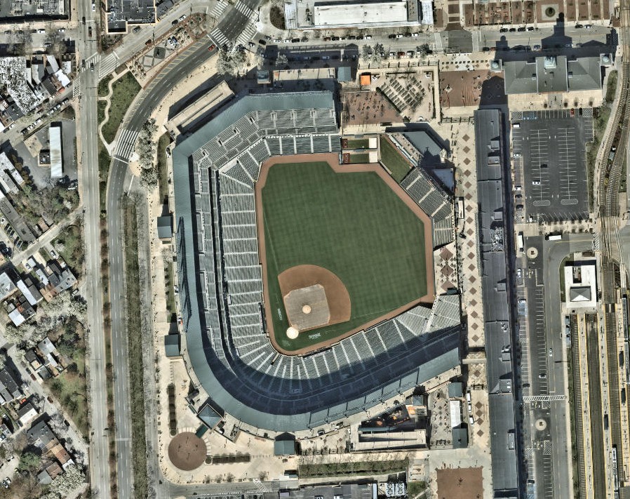 Oriole Park at Camden Yards vue satellite