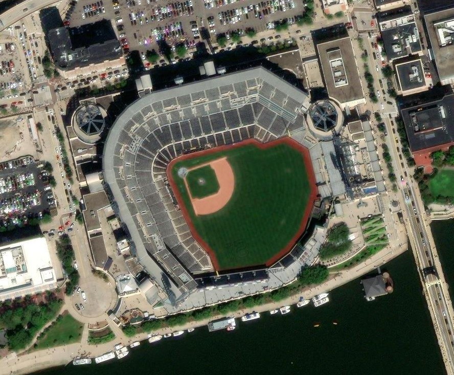 PNC Park vue satellite